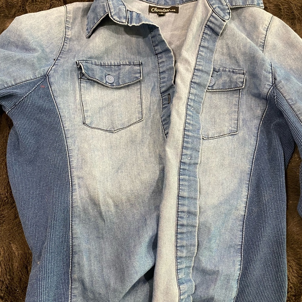 Denim top